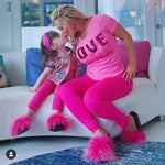 Mommy and Me Fur Slides - Shop Boudoir NYC