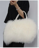 Oversized Lamb Fur Bag - Shop Boudoir NYC